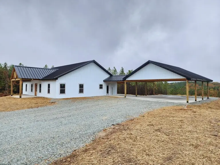 Viewpoint barndominium side view