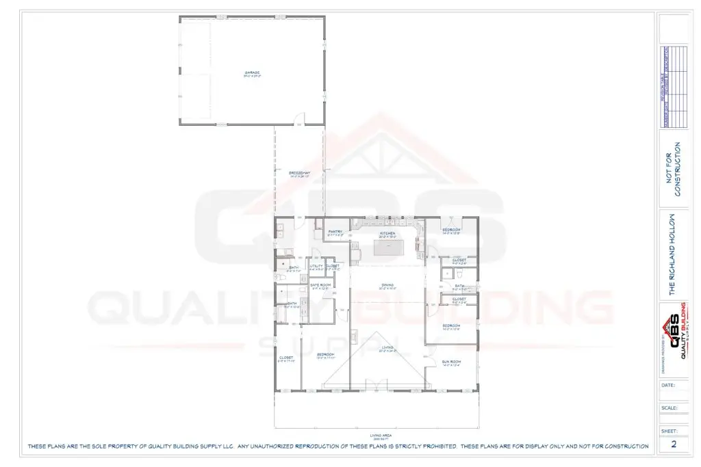 The Richland Hollow floor plan