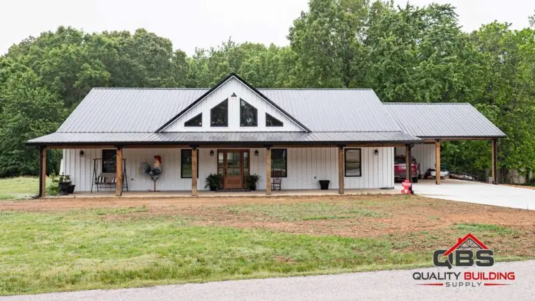 The White Oak barndominium exterior