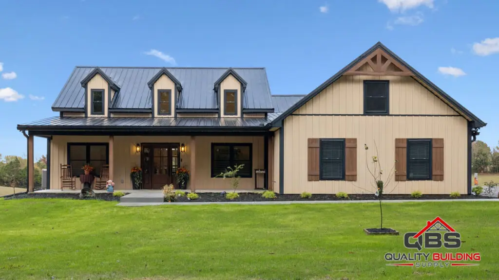 The Oak Grove barndominium exterior
