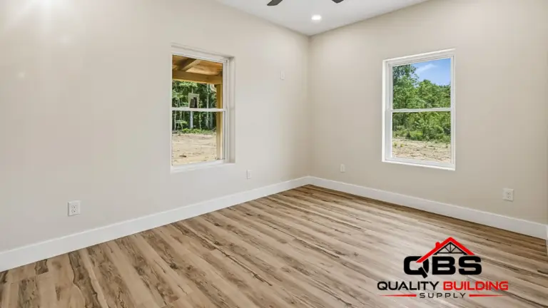 Empty bedroom with wood floors in the Cobalt Combo