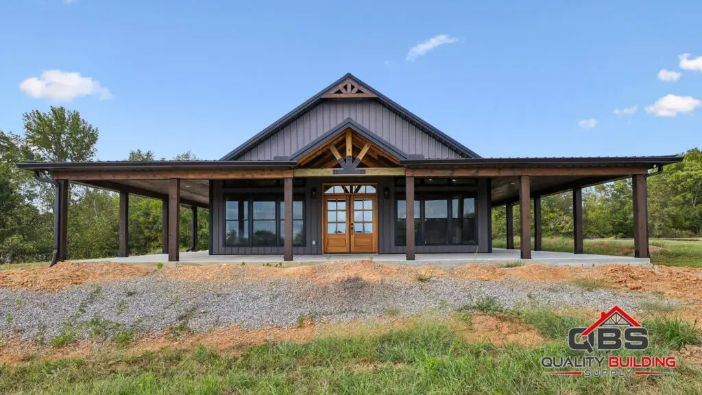 The Shady Grove barndominium exterior