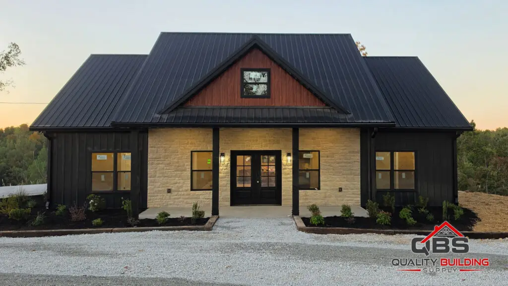The Crockett barndominium exterior