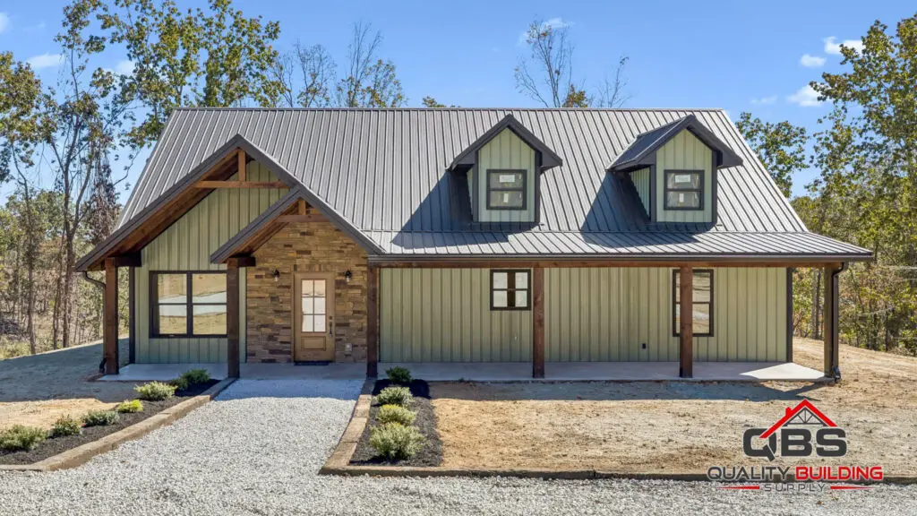 The Pine Hollow barndominium exterior